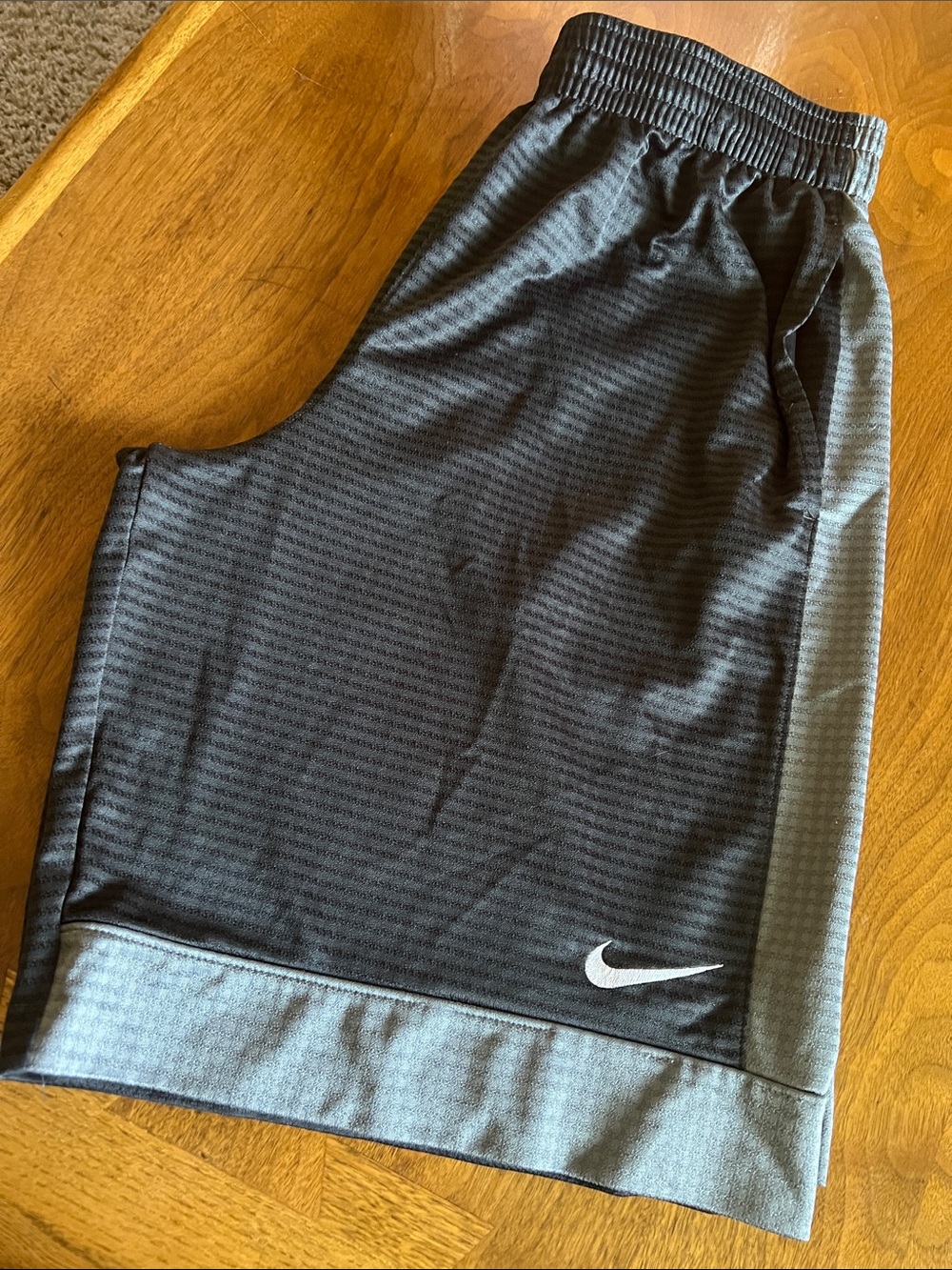 Nike Men’s Black/Gray Athletic Shorts